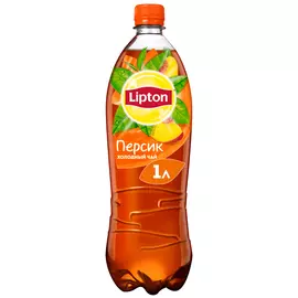 Чай холодный черный Lipton Персик негазированный 1 л