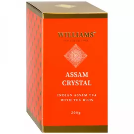 Чай Williams Assam Сrystal черный индийский с высоким содержанием чайных почек 200 г