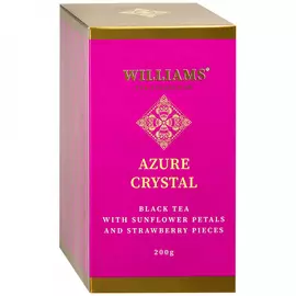 Чай Williams Azure Сrystal черный цейлонский с лепестками подсолнечника и кусочками земляники 200 г