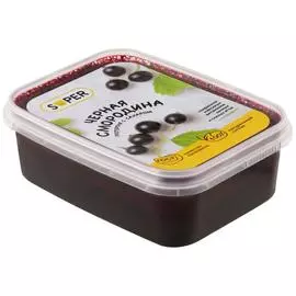 Черная смородина Super протёртая с сахаром 200 г