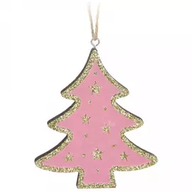Декорация Koopman подвесная Елка 10х1.5х9 см