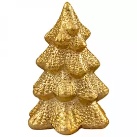 Фигурка новогодняя Magic Time Елка золотая заснеженная 8х8х11.5 см