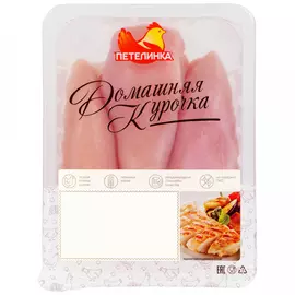 Филе грудки цыпленка-бройлера Домашняя Курочка охлажденное на подложке 0.7-1.0 кг
