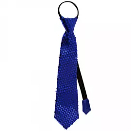 Галстук маскарадный Magic Time Синий 35 см