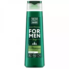 Гель для душа Чистая линия глубокое очищение Хмель и уголь 400 мл