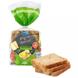 Хлеб Коломенское Тостовый злаковый 250 г в нарезке