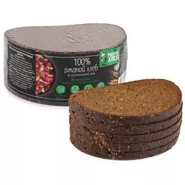 Хлеб Рижский Хлеб ржаной из цельносмолотой муки бездрожжевой 220 г в нарезке