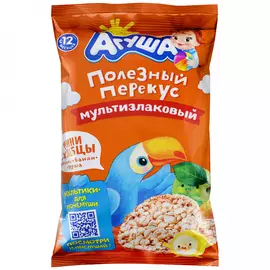 Хлебцы Агуша хрустящие мультизлаковые яблоко банан груша с 12 месяцев 30 г