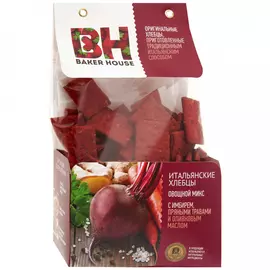 Хлебцы Baker House Итальянские Овощной микс 250 г