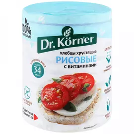 Хлебцы Dr.Korner хрустящие рисовые с витаминами 100 г