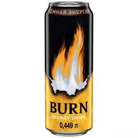 Энергетический напиток Burn Dark Energy газированный 0.45 л