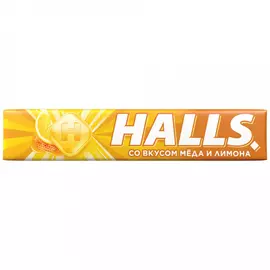 Карамель Halls Мед и лимон леденцовая 25 г