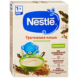 Каша гречневая Nestle Безмолочная гипоаллергенная для начала прикорма с 4 месяцев 200 г