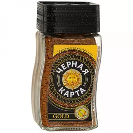 Кофе Черная Карта Gold растворимый 95 г