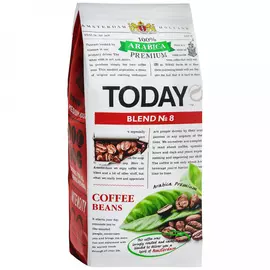 Кофе Today Blend №8 в зернах 200 г