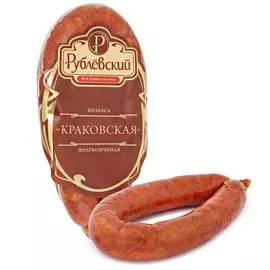 Колбаса полукопченая Рублевский МК Краковская 350 г