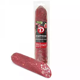 Колбаса сырокопченая Дымов Брауншвейгская полусухая 300 г