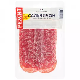 Колбаса сырокопченая Ремит Сальчичон нарезка 70 г
