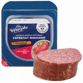 Колбаса варено-копченая Черкизово Сервелат Финский нарезка 250 г