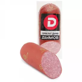 Колбаса варено-копченая Дымов Сервелат 330 г