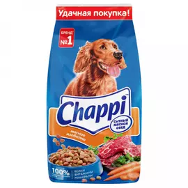Корм сухой Chappi Сытный мясной обед полнорационный мясное изобилие для собак 15 кг