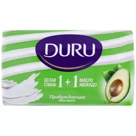 Крем-мыло жидкое для рук Duru 1+1 Глина и масло авокадо 80 г