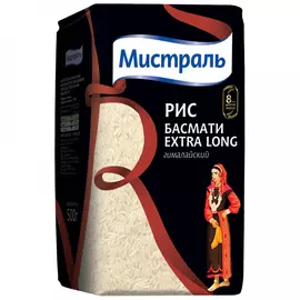 Крупа рис Мистраль Басмати Extra Long 500 г