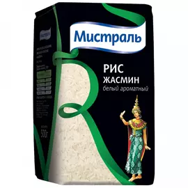 Крупа рис Мистраль Жасмин белый ароматный 500 г