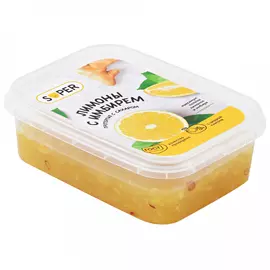 Лимоны Super протёртые с имбирём и сахаром 200 г