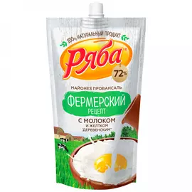 Майонез Ряба Фермерский рецепт 72% 350 г