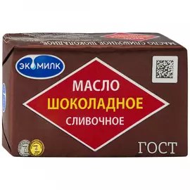 Масло Экомилк сливочное шоколадное 62% 180г