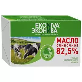 Масло Эконива сливочное 82.5% 350 г