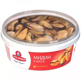 Мидии Санта Бремор Классик Чилийские мясо в растительном масле 300 г