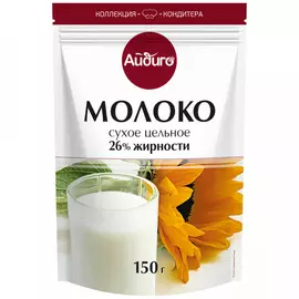 Молоко сухое Айдиго 26% 150 г