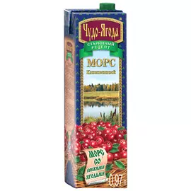 Морс Чудо-Ягода Клюква 0.97 л