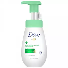 Мусс для умывания Dove для проблемной кожи против прыщей 160 мл