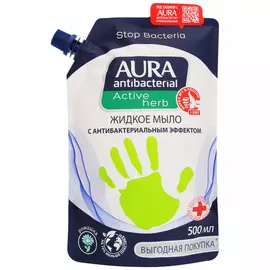 Мыло жидкое Aura Ромашка с антибактериальным эффектом 500 мл