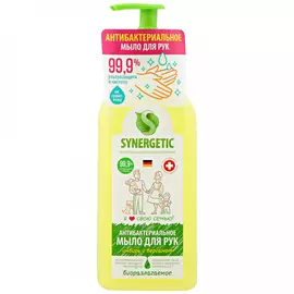 Мыло жидкое Synergetic антибактериальное увлажняющее гипоаллергенное Имбирь и бергамот 500 мл