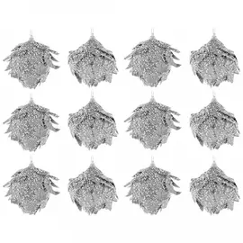 Набор елочных украшений Koopman листья 8 см 12 штук