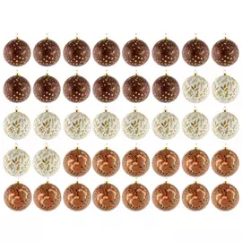Набор елочных украшений Koopman Шары 40 штук 8 см