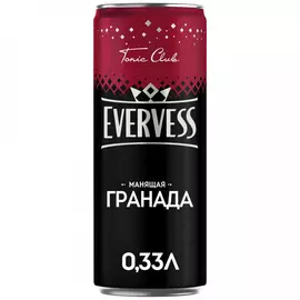 Напиток Evervess Гранат газированный 0.33 л