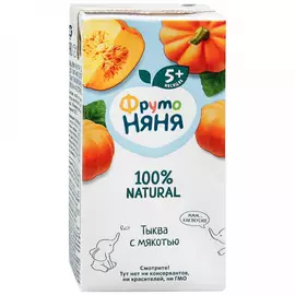 Нектар ФрутоНяня тыква мякоть сахар с 5 месяцев 200 мл