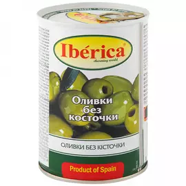 Оливки Iberica без косточки 420 г
