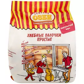 Палочки Семейка ОЗБИ хлебные простые 150 г