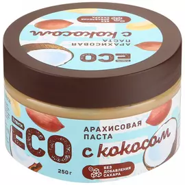 Паста Лента Eco арахисовая с кокосом 250 г