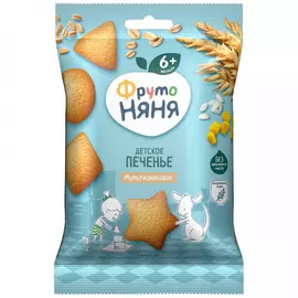 Печенье ФрутоНяня растворимое мультизлаковое с 6 месяцев 50 г