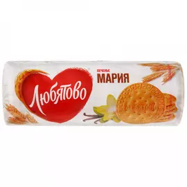Печенье Любятово Мария хрустящее традиционное 156 г
