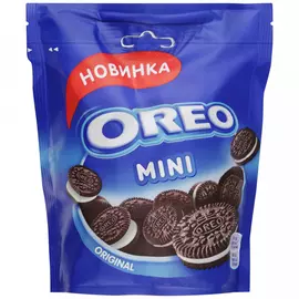 Печенье Oreo Mini с какао и начинкой с ванильным вкусом 100 г