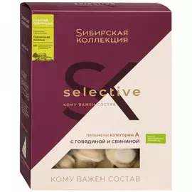 Пельмени Сибирская коллекция Selective с говядиной и свининой 500 г