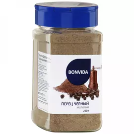Перец Bonvida черный молотый 220 г